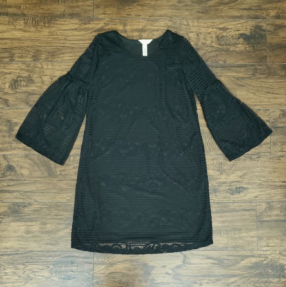 Ma Cherie Size S Maternity Eyelet Dress